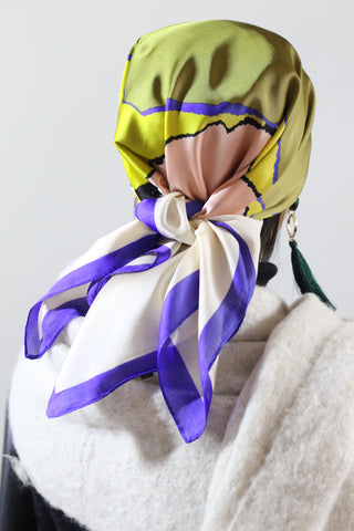 THE MODERNIST FEMME SILK SCARF